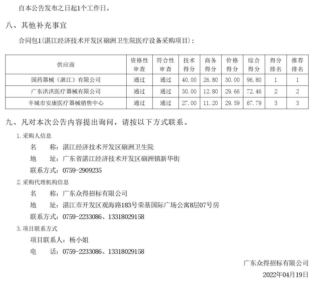 湛江經(jīng)濟(jì)技術(shù)開(kāi)發(fā)區(qū)硇洲衛(wèi)生院醫(yī)療設(shè)備采購(gòu)項(xiàng)目【項(xiàng)目編號(hào)：ZDZJ22-Z66028】結(jié)果公告(圖2)